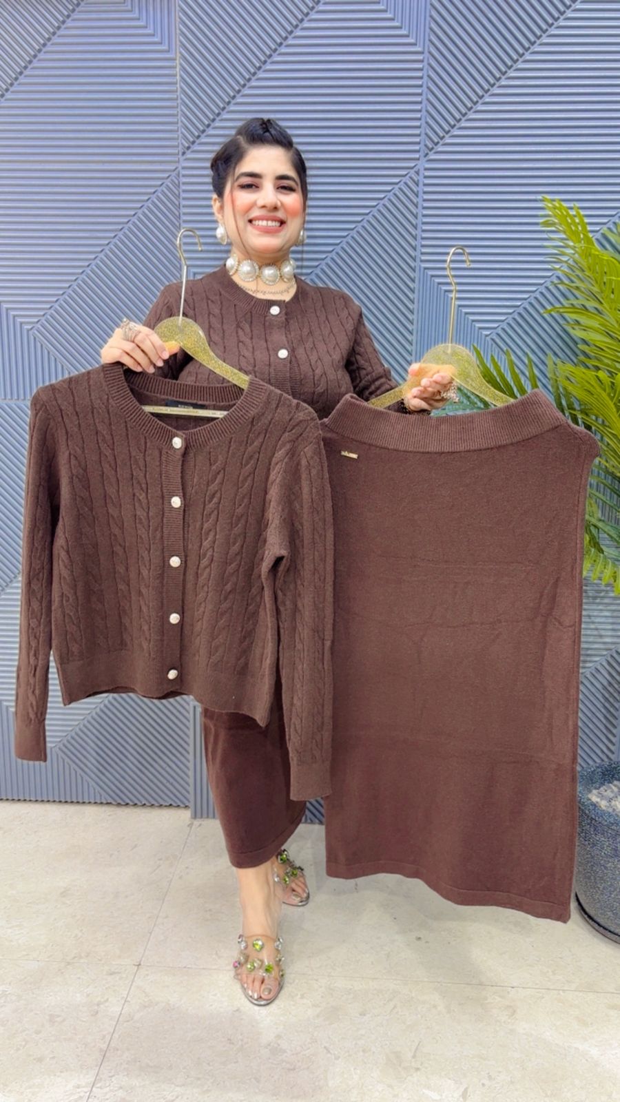 PREMIUM WOOLLEN SKIRT SET GGR3538