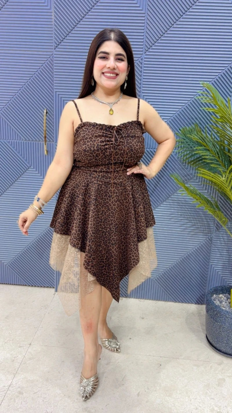 PREMIUM DRESS WITH SHRUG AND BELT GGR3581