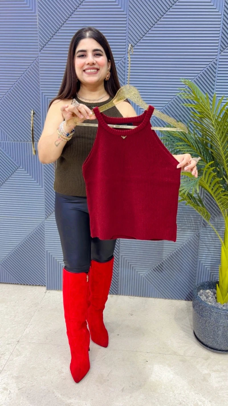 PREMIUM WINTERWEAR SPAGHETTI TOP GGR3587