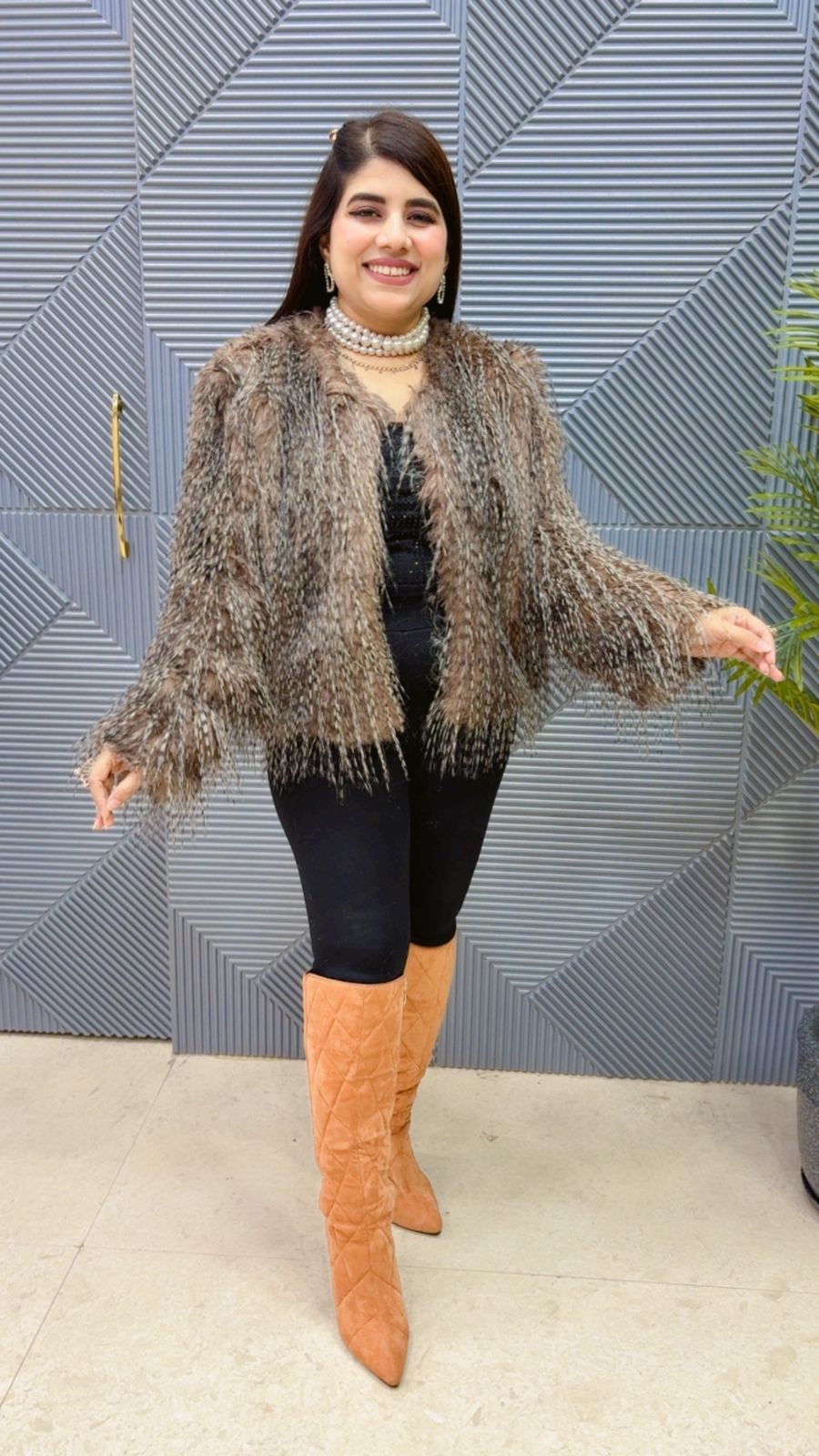 BEAUTIFUL WINTERWEAR FURR BLAZER GGR3785