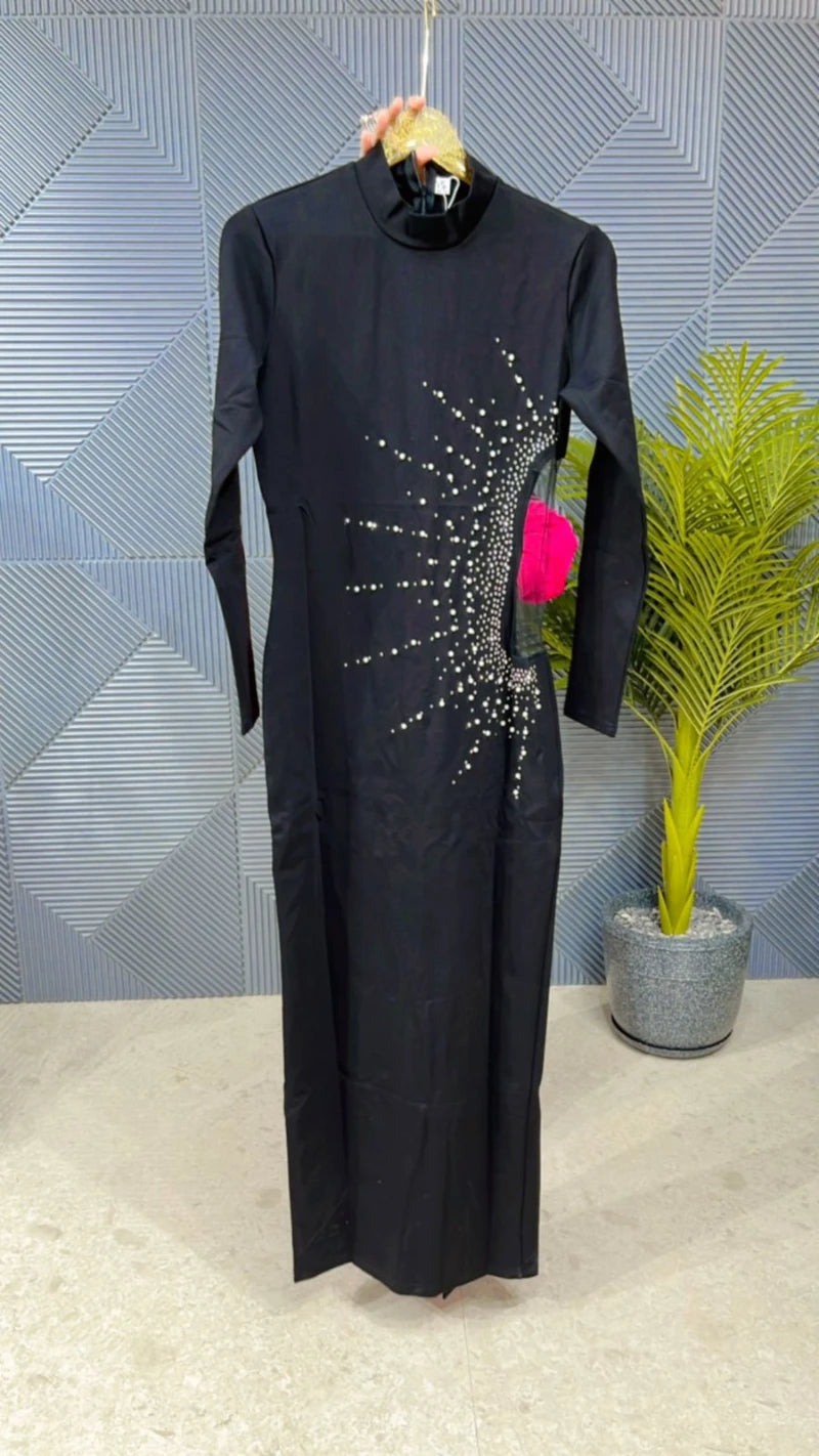 Party Wear Lycra Beautiful Dress GGR634