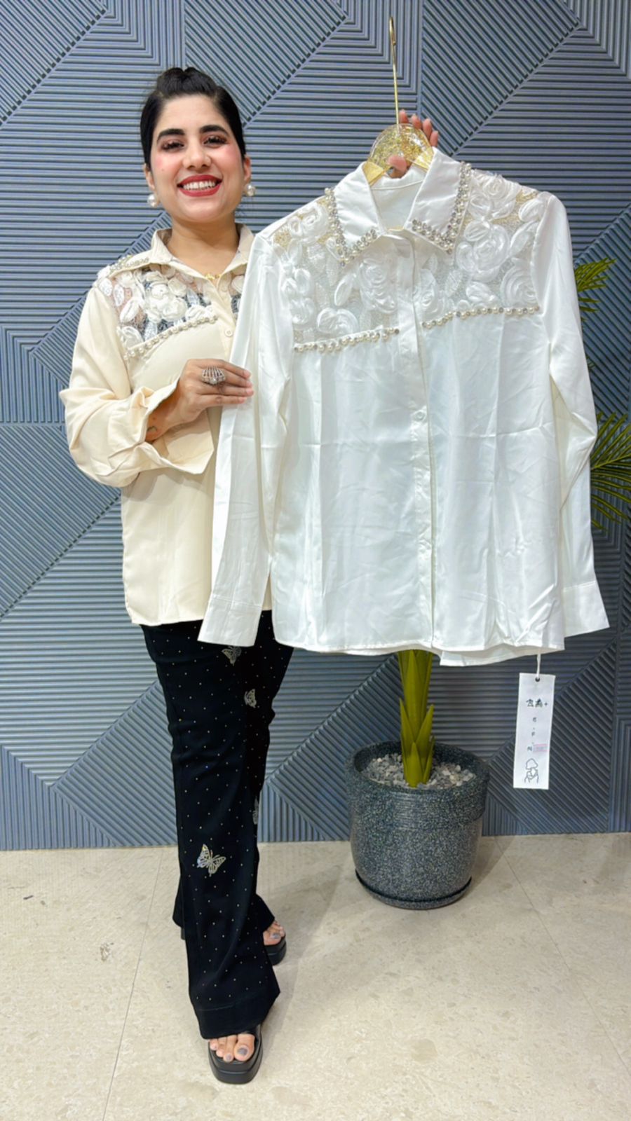 Premium Imported Fabric Rose Shirt GGR1013