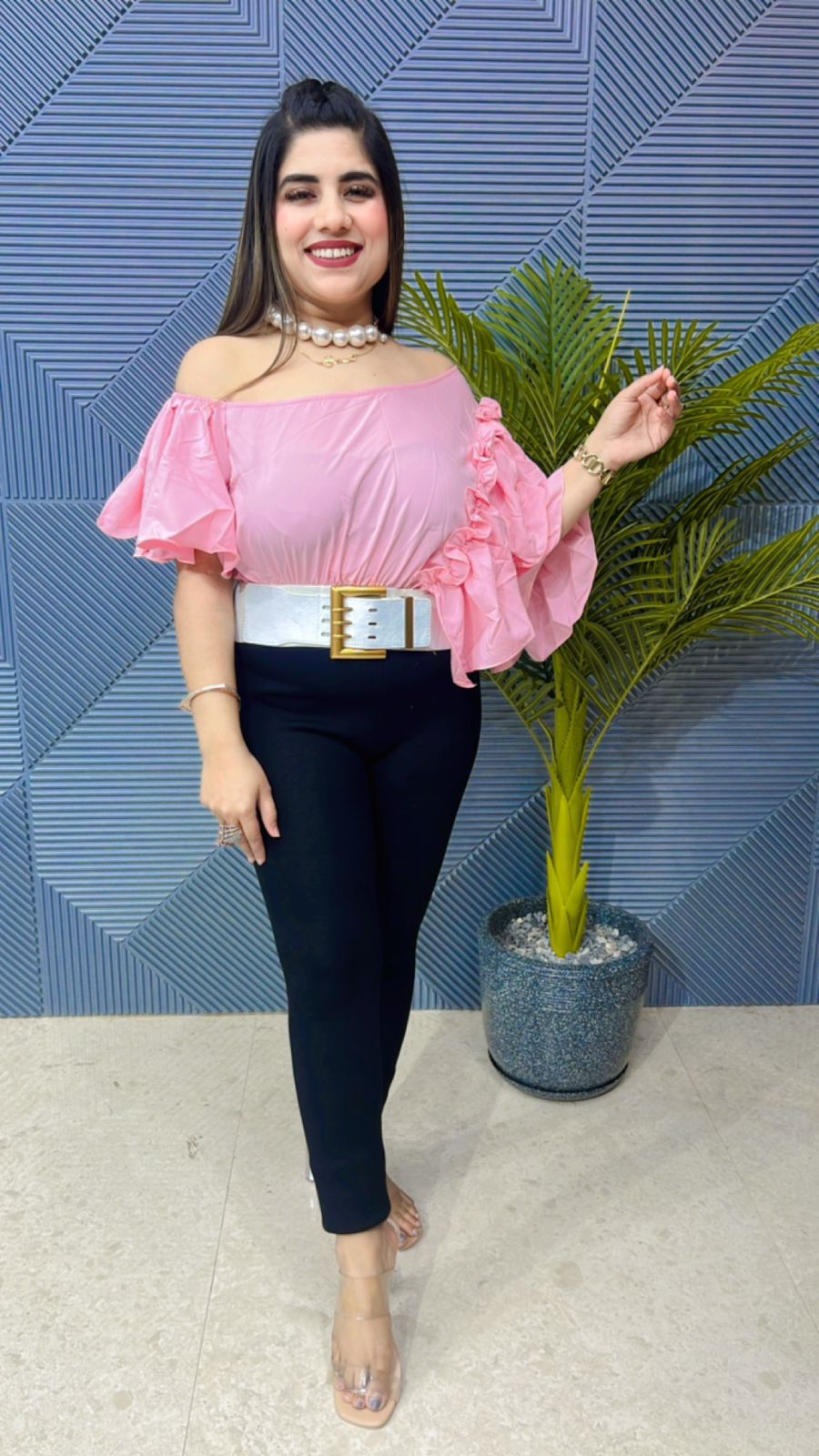 Premium Imported Top With Belt Attached GGR1020