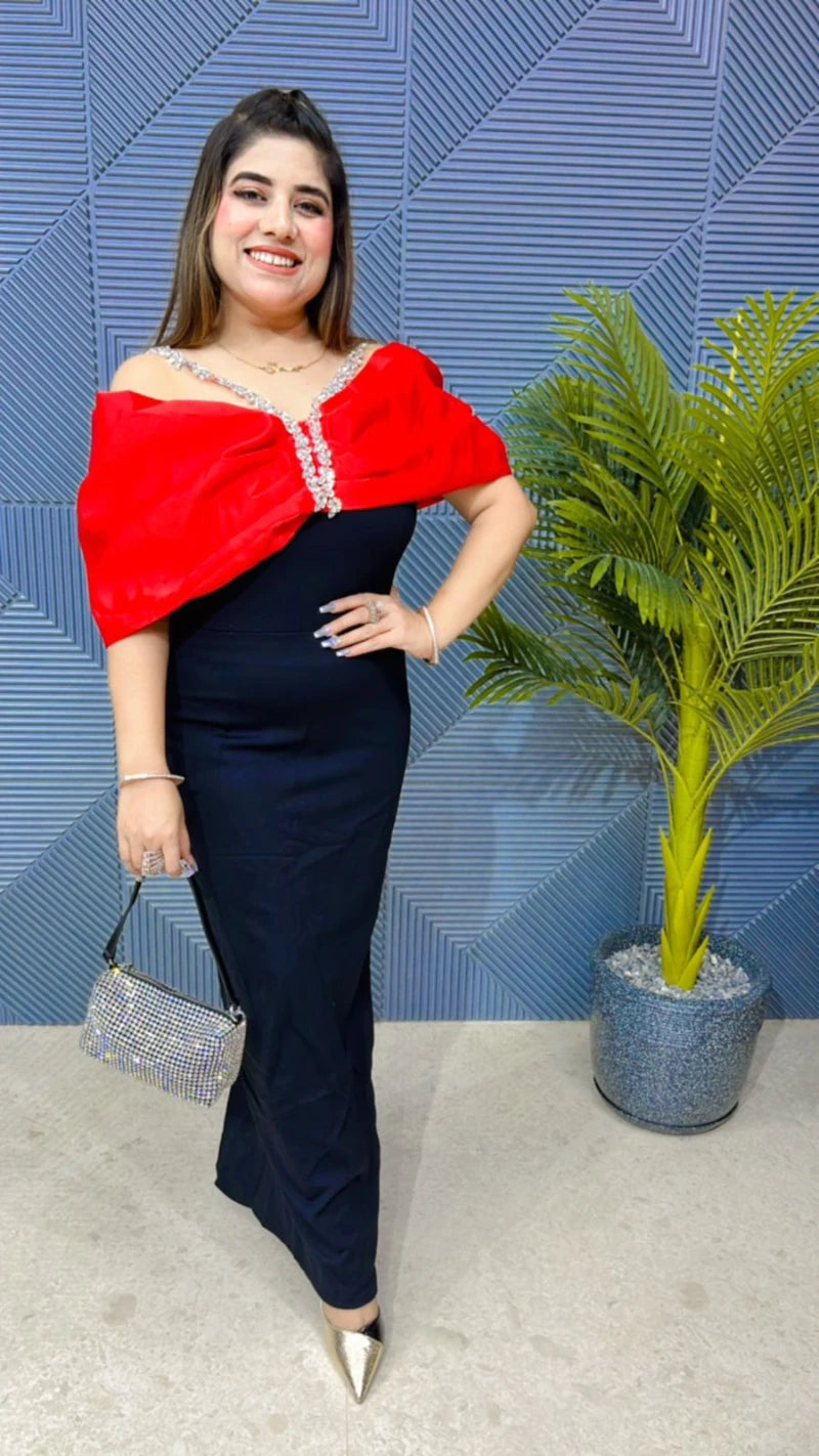 Premium Quality Dress With Stylish Neck GGR728