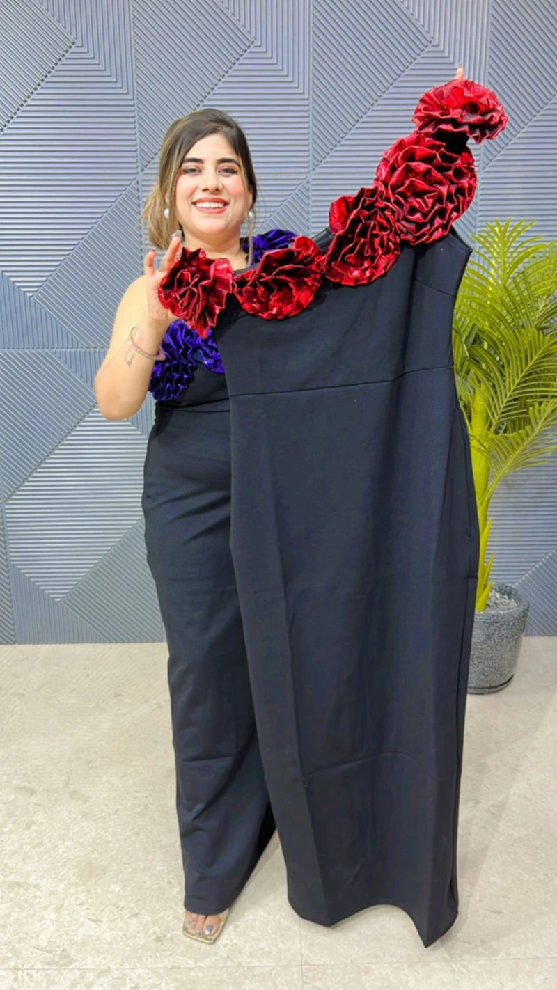 Premium Quality Partywear Flower Dress GGR741