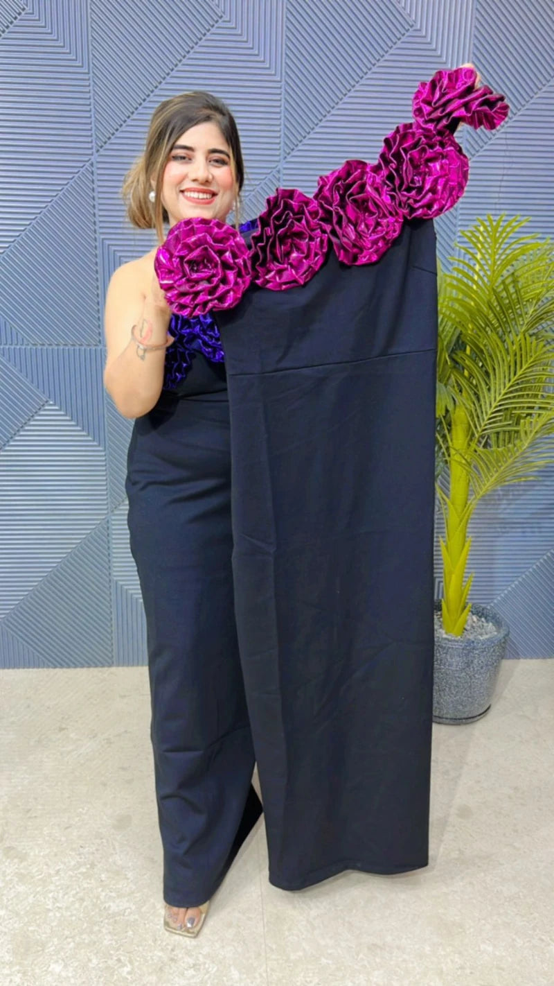 Premium Quality Partywear Flower Dress GGR741