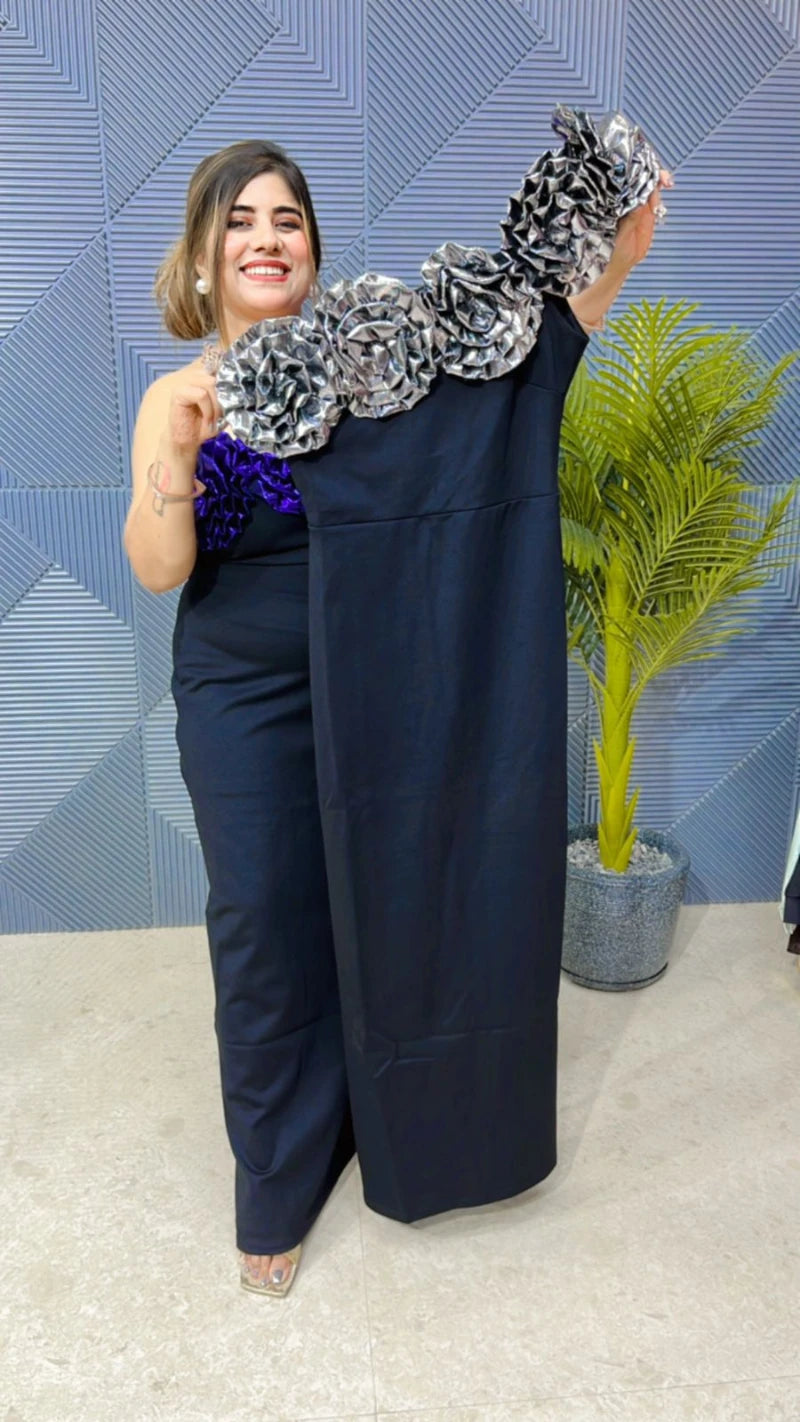 Premium Quality Partywear Flower Dress GGR741