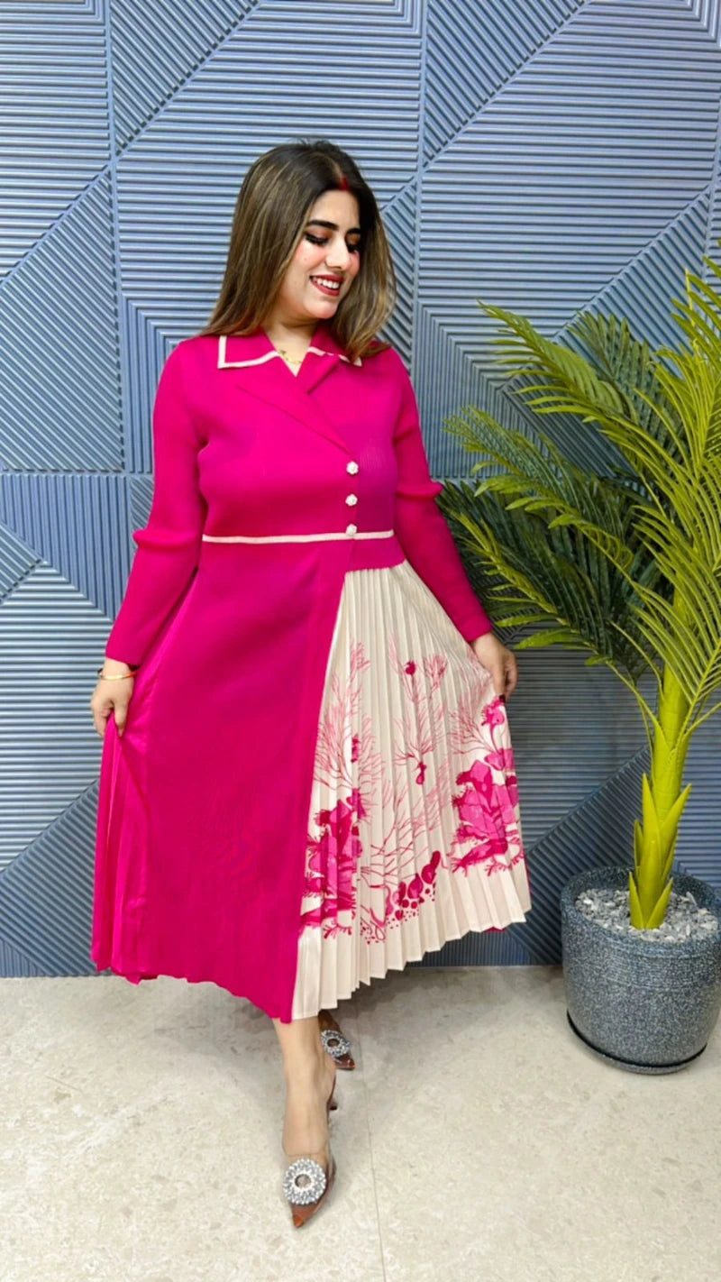 Premium Quality Platted Dress GGR658