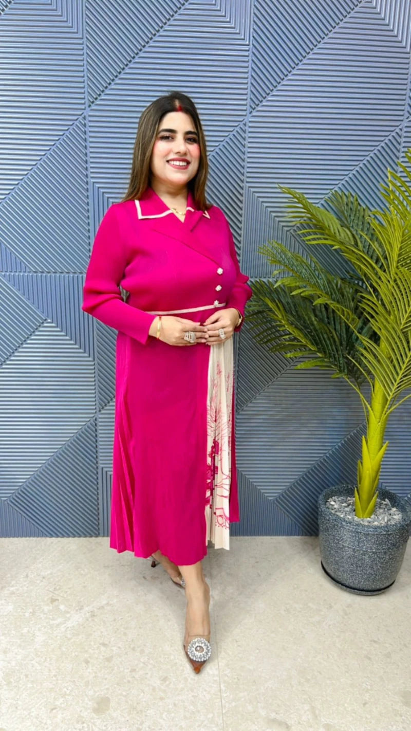 Premium Quality Platted Dress GGR658