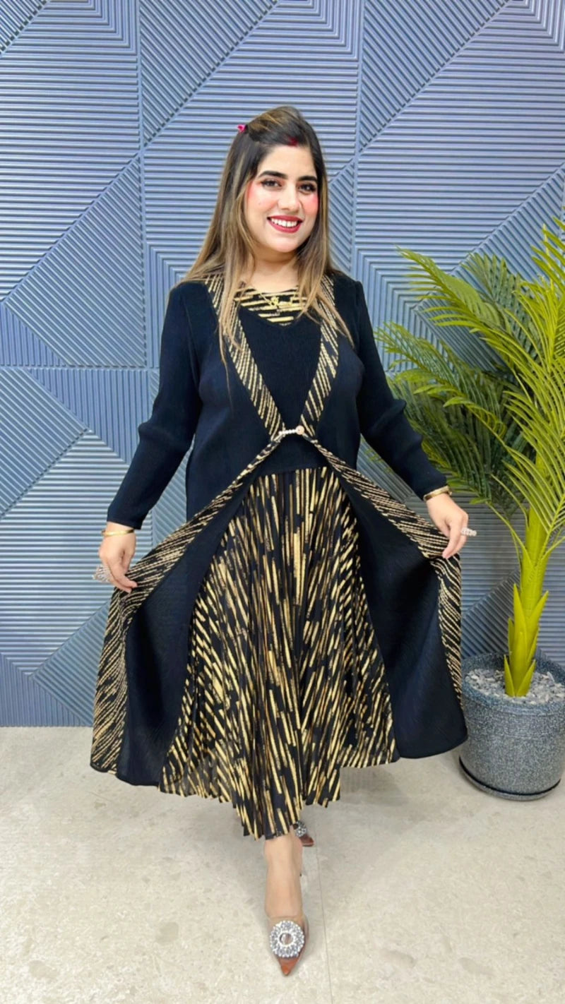Premium Quality Platted Dress GGR659