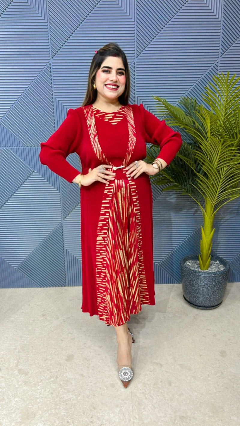 Premium Quality Platted Dress GGR659