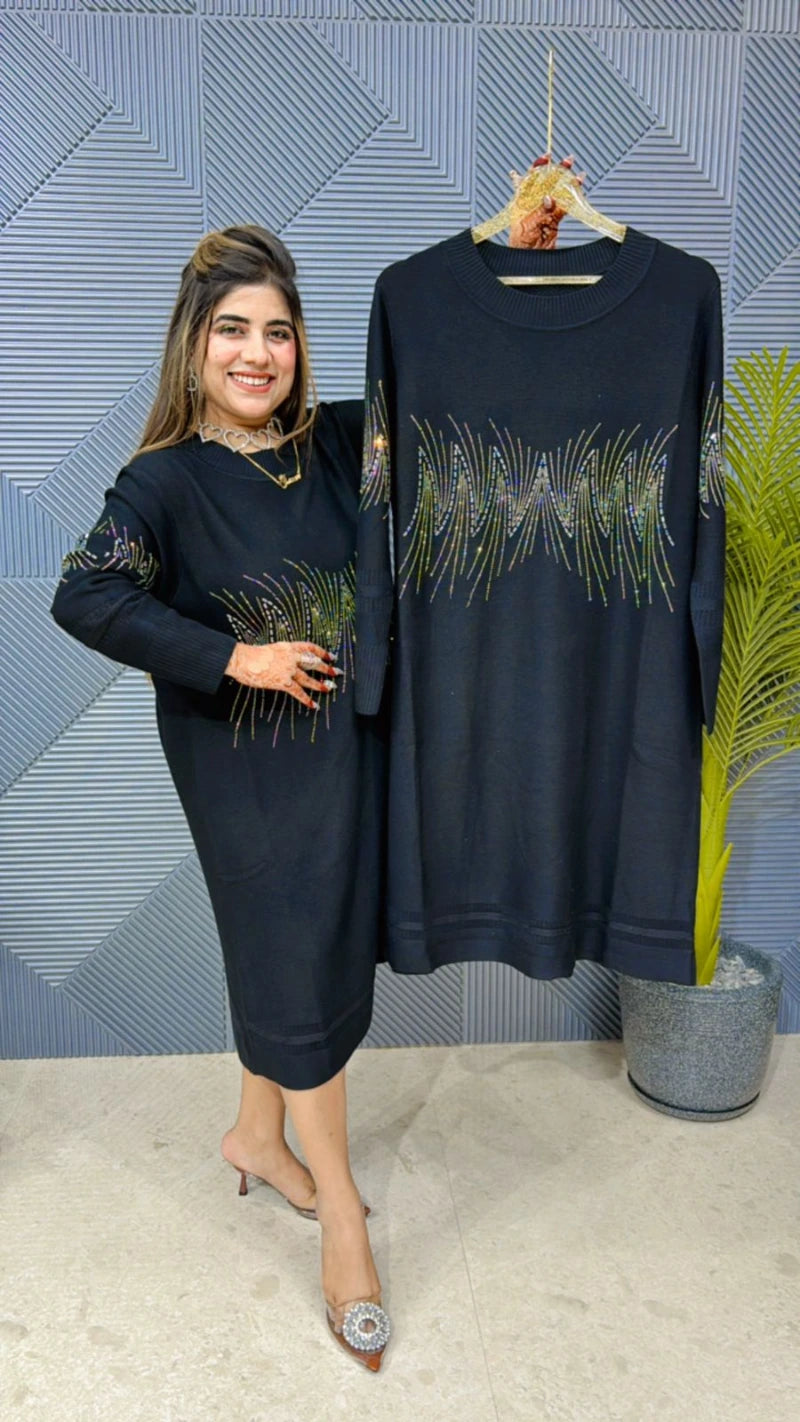 Premium Quality Swarovski Dress GGR684