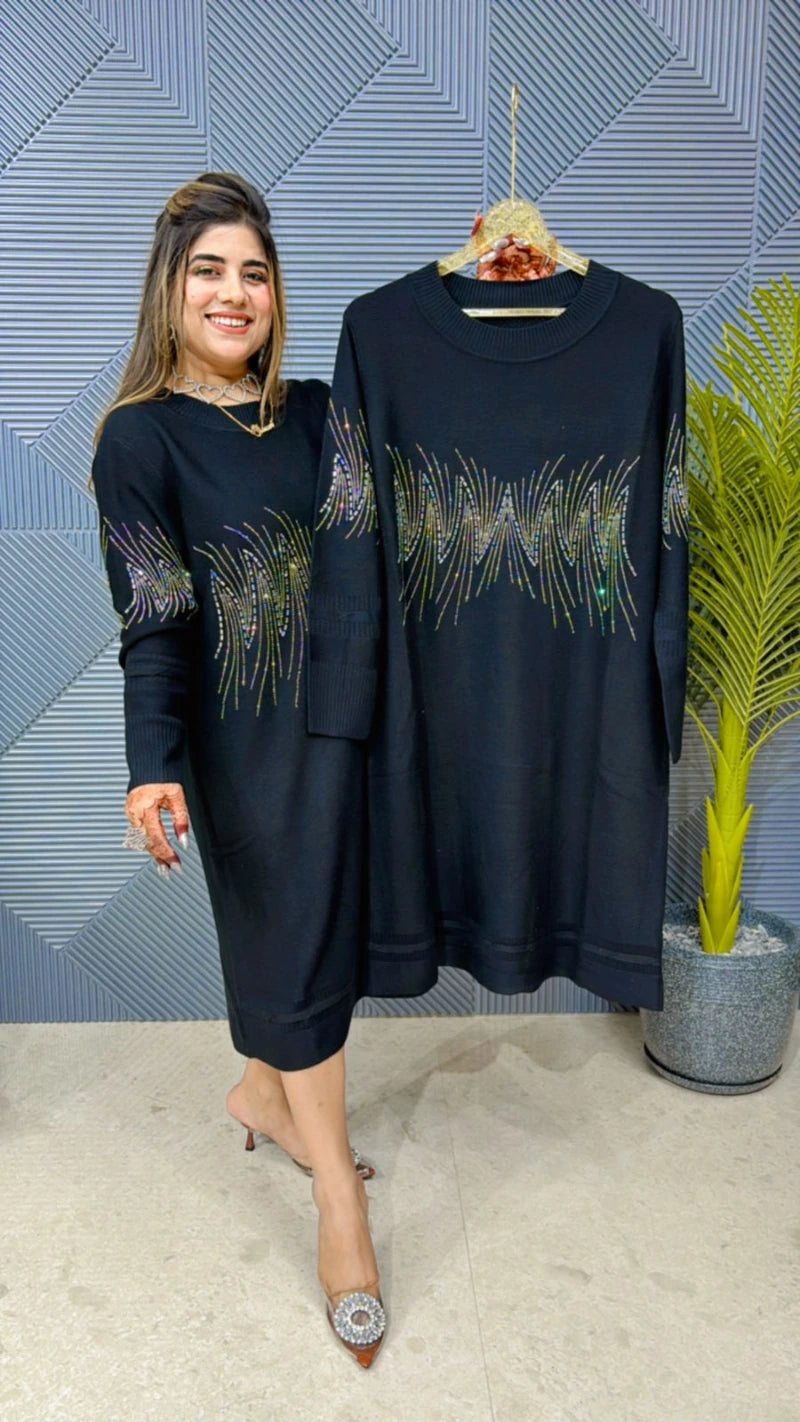 Premium Quality Swarovski Dress GGR684