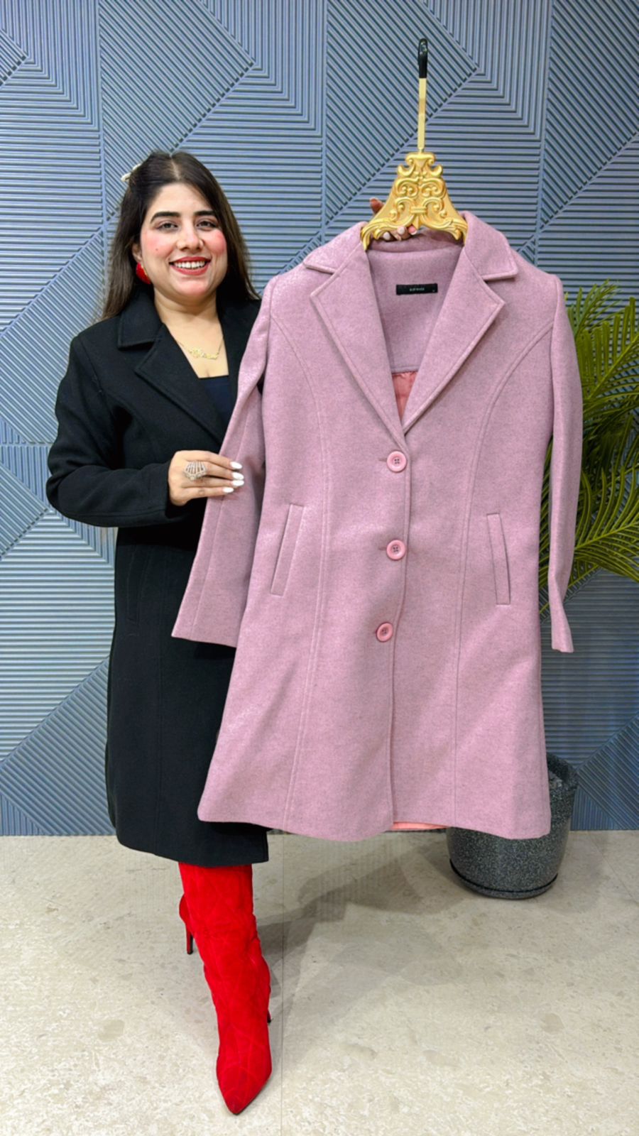 Premium Warm Long Blazer GGR861