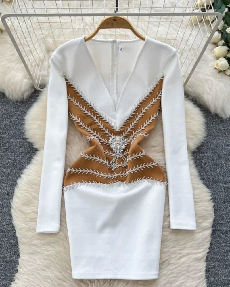 Premium Studded Dress with Stone Work GGR632