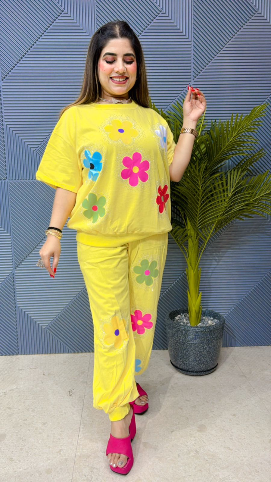 Summer Cordset With Flower Print GGR1101