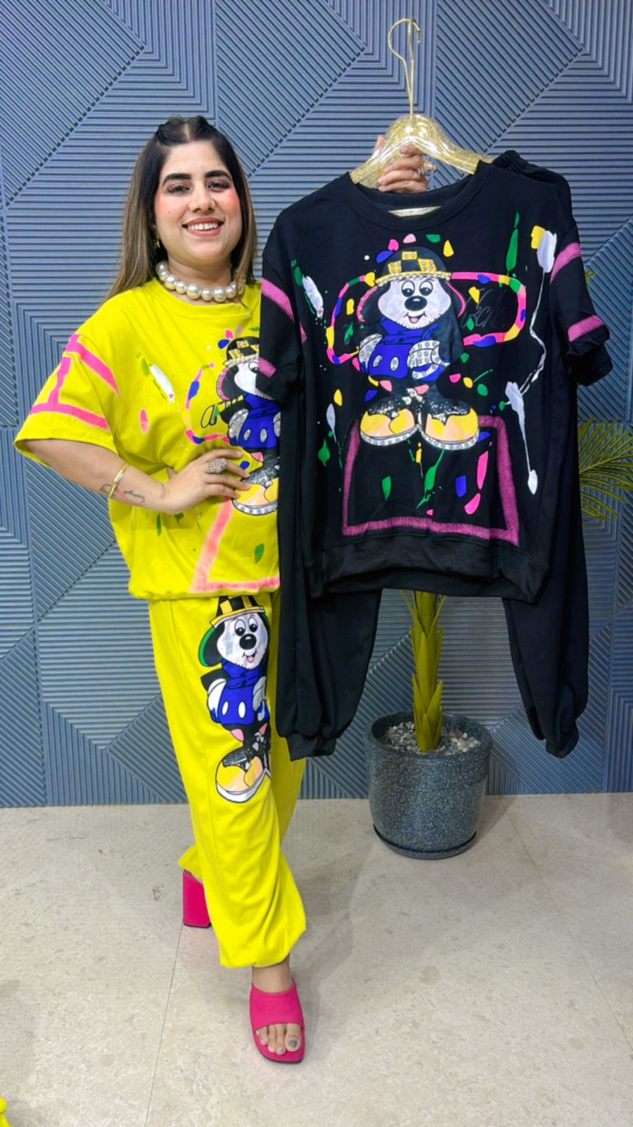 Very Comfy Summer Printed Co-ord Set GGR1069