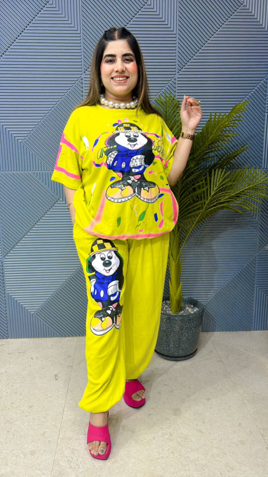 Very Comfy Summer Printed Co-ord Set GGR1069
