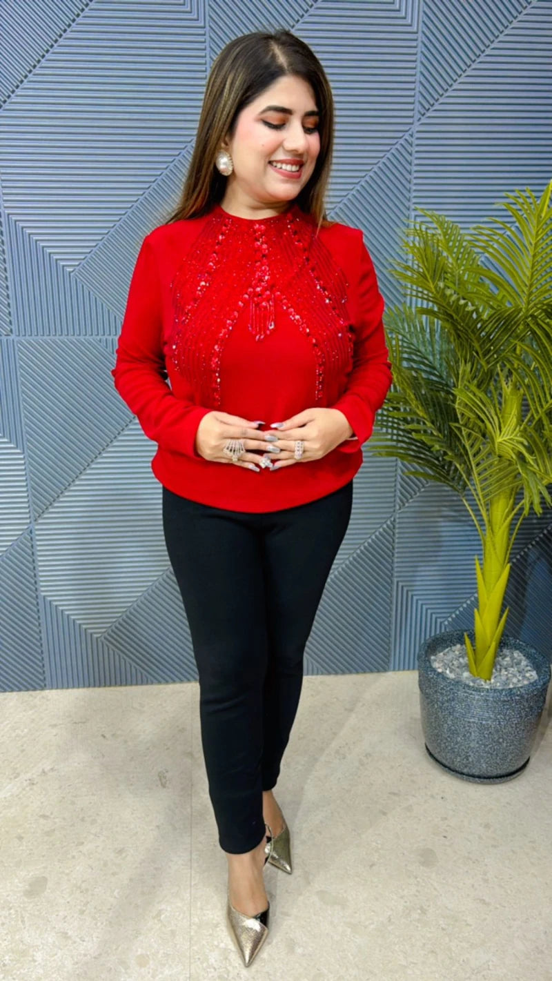 Beautiful Imported Lycra Fabric Stretchable Top GGR761