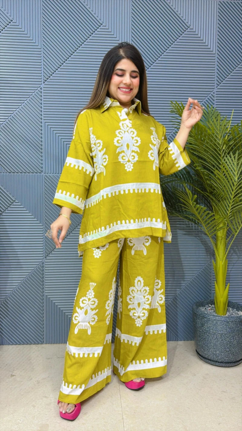 BEAUTIFUL SUMMER COTTON CORDSET GGR1558