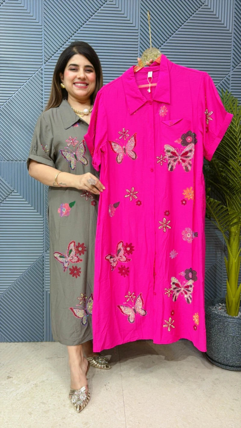 BUTTERFLY PREMIUM DRESS GGR1559