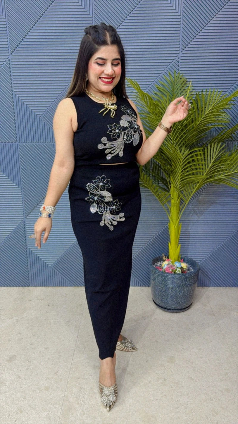 PREMIUM EMBROIDRED SKIRT SET GGR1621