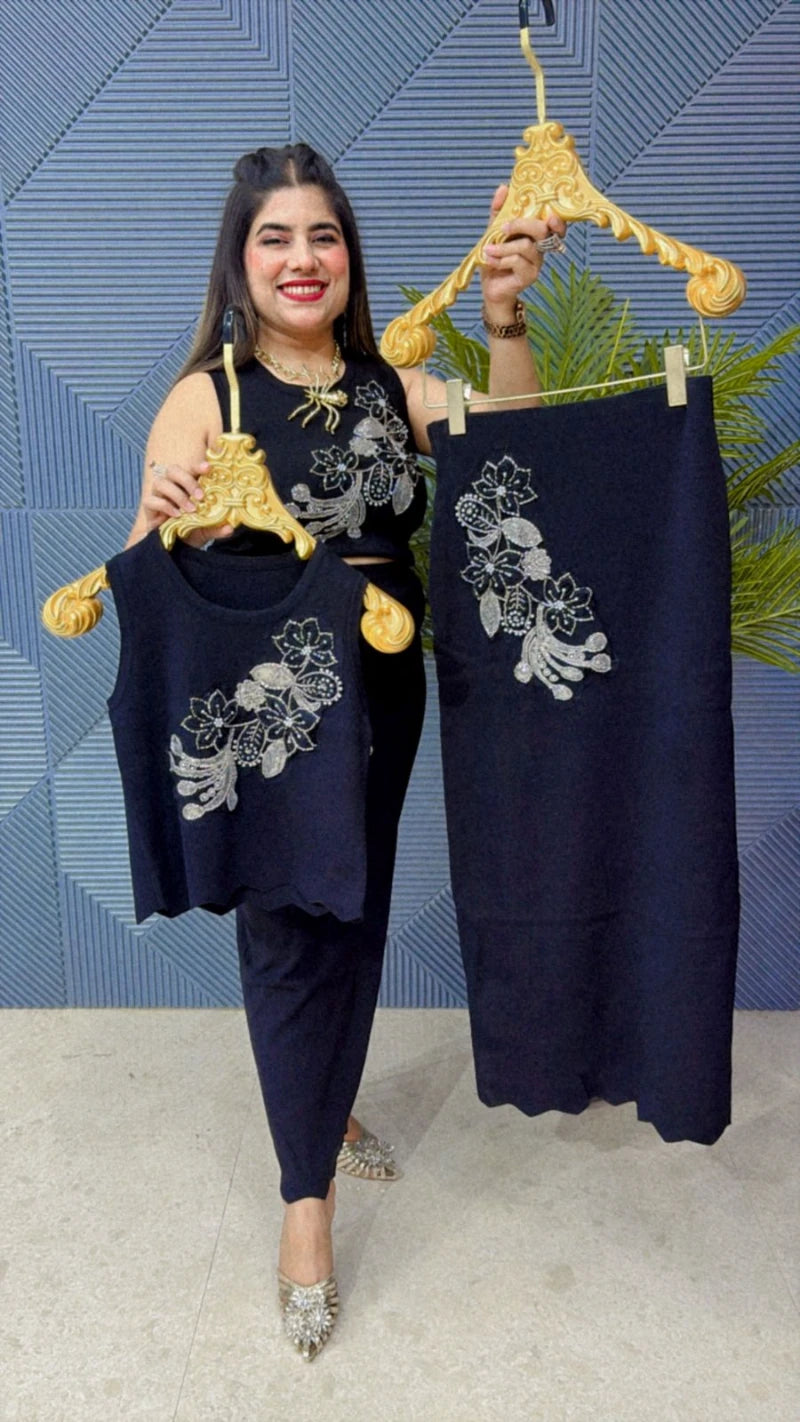 PREMIUM EMBROIDRED SKIRT SET GGR1621