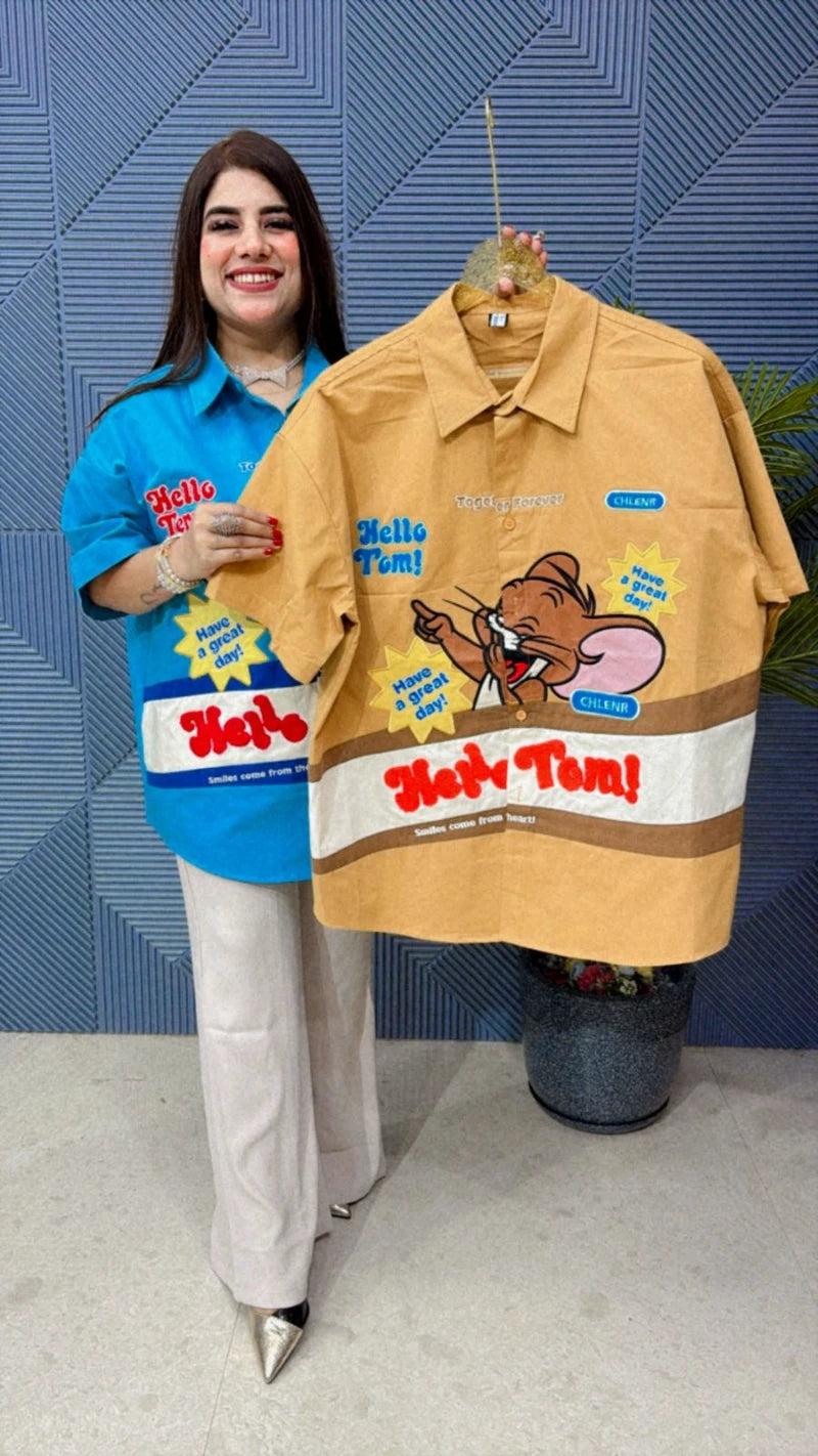 BEAUTIFUL TOM & JERRY SHIRTS GGR1625