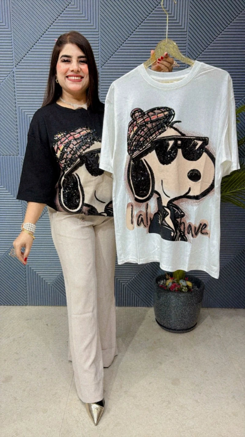 BEAUTIFUL CARTOON T- SHIRTS GGR1626