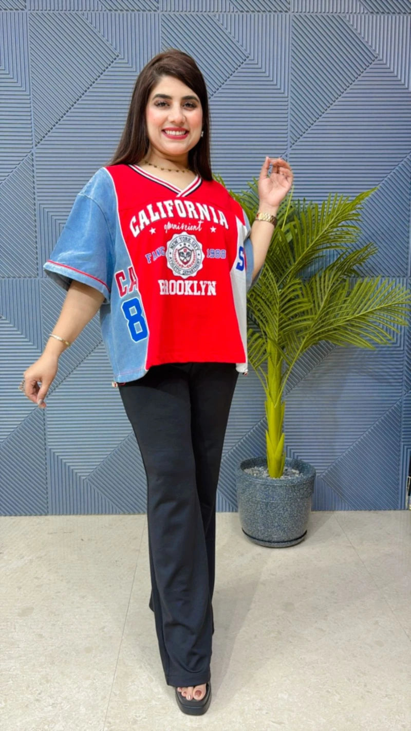 COTTEN DENIM T-SHIRT GGR1684