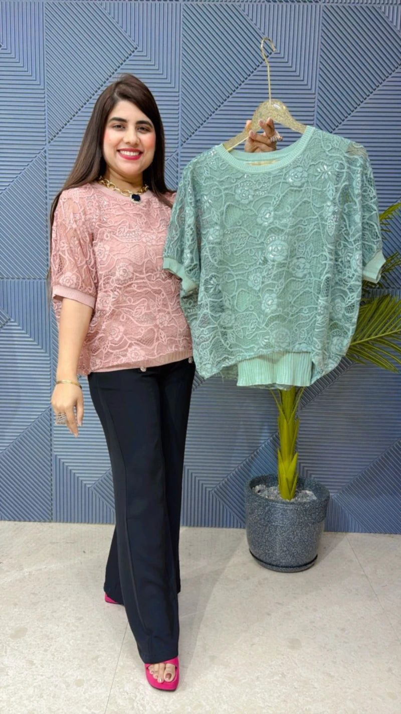 PREMIUM SUMMER NET TOP GGR1779