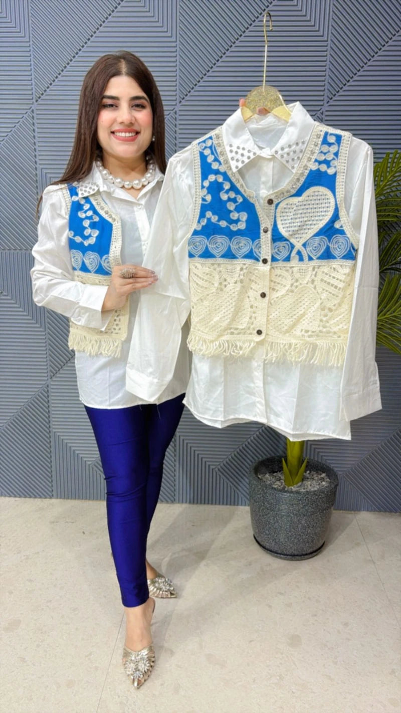 PREMIUM SHIRT WITH CROSIA WORK BASKET GGR1912