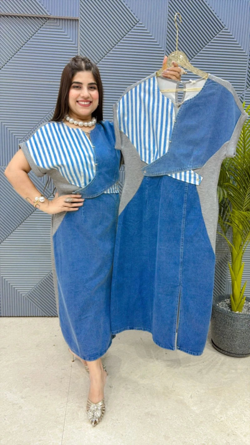 PREMIUM SUMMER DENIM DRESS GGR1941