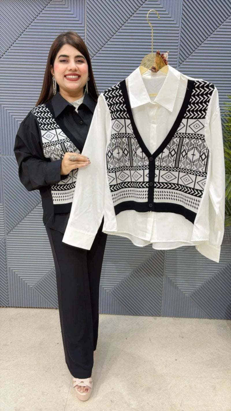 PREMIUM SUMMER WEAR COTTEN SHIRT WITH ATTACHED BASKET GGR3016