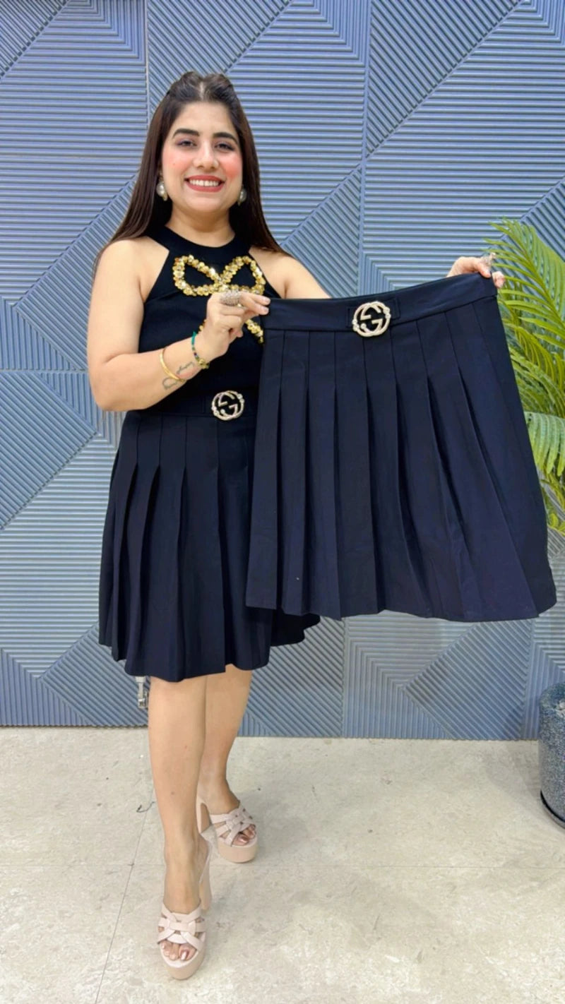 PREMIUM PLEATED SKIRT GGR3036