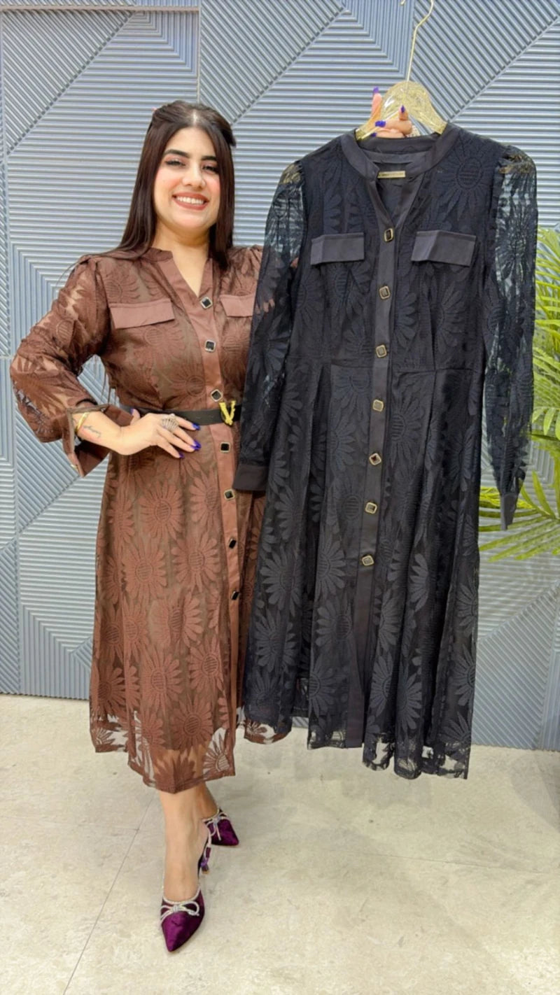 BEAUTIFUL DRESS WITH BELT GGR3126