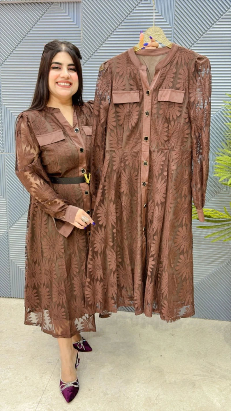 BEAUTIFUL DRESS WITH BELT GGR3126