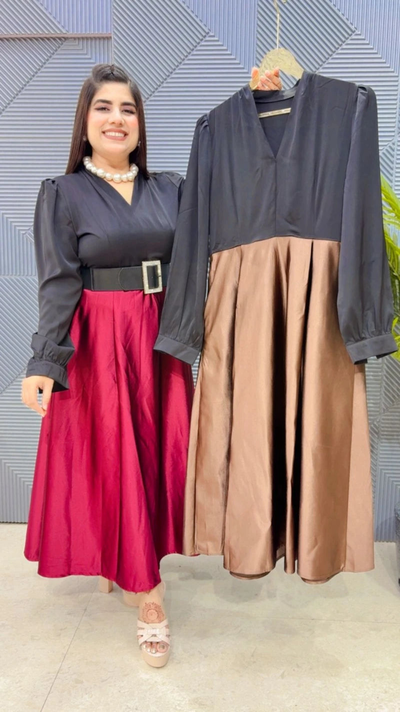 PREMIUM DRESS WITH BELT GGR3307