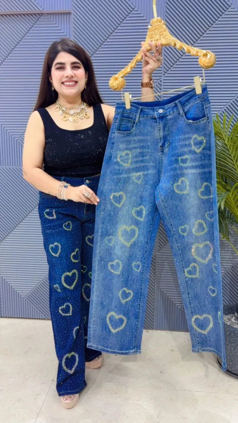 PREMIUM DENIM BOTTOM GGR3445 Girls Glitters