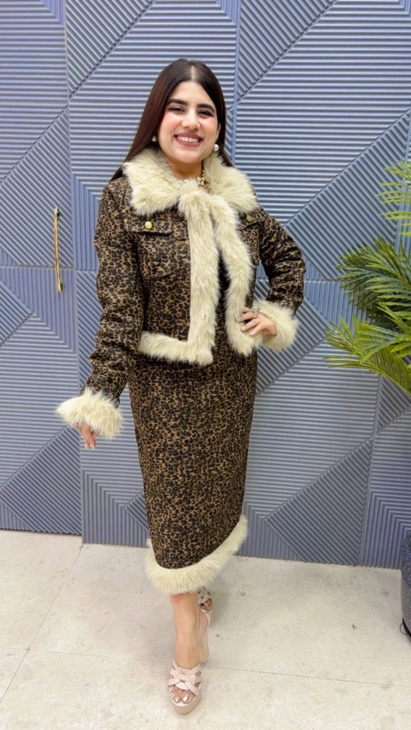 PREMIUM WINTERWEAR DENIM CORDSET GGR3633