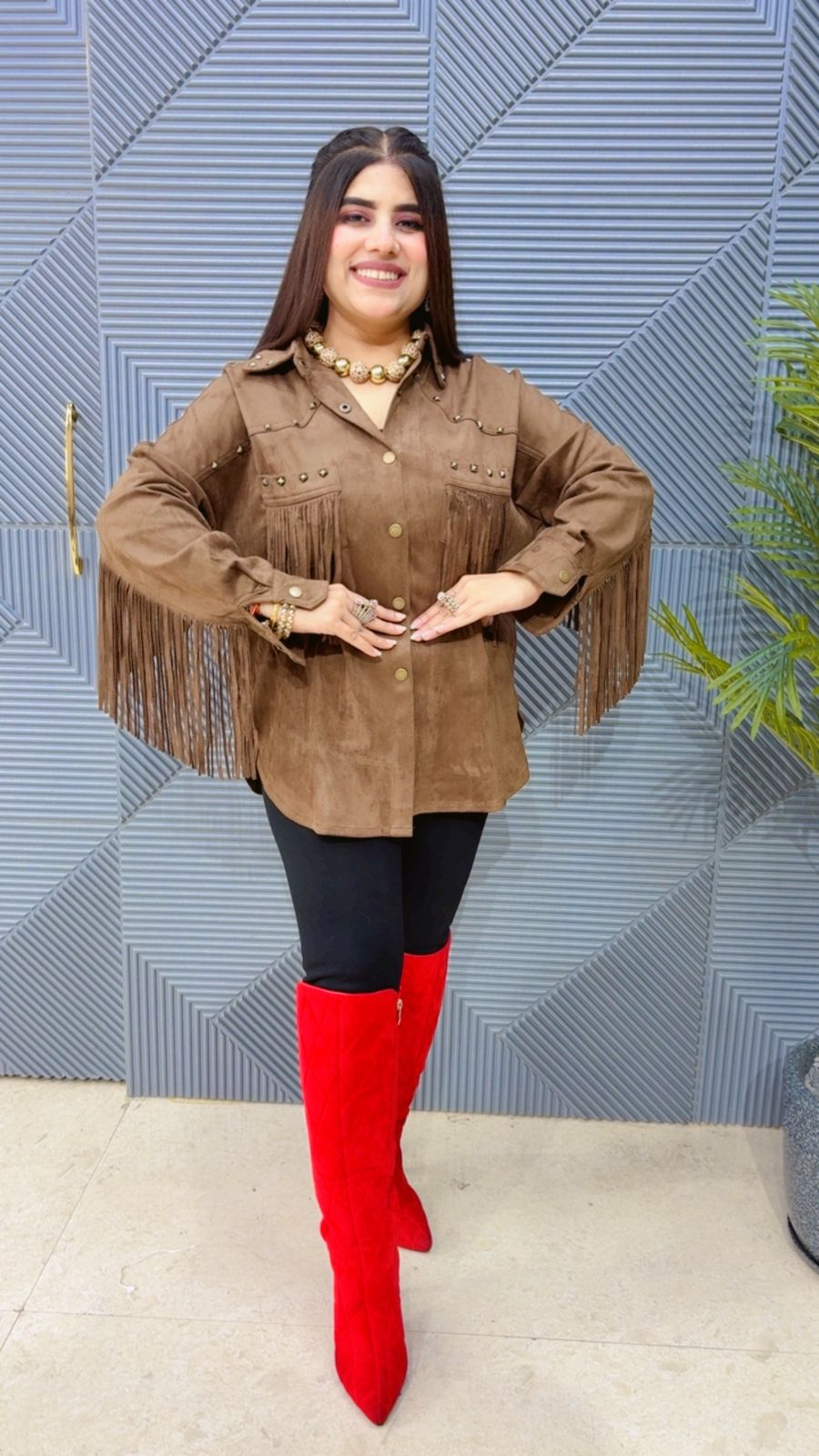 BEAUTIFUL SUEDE SHIRT GGR3799