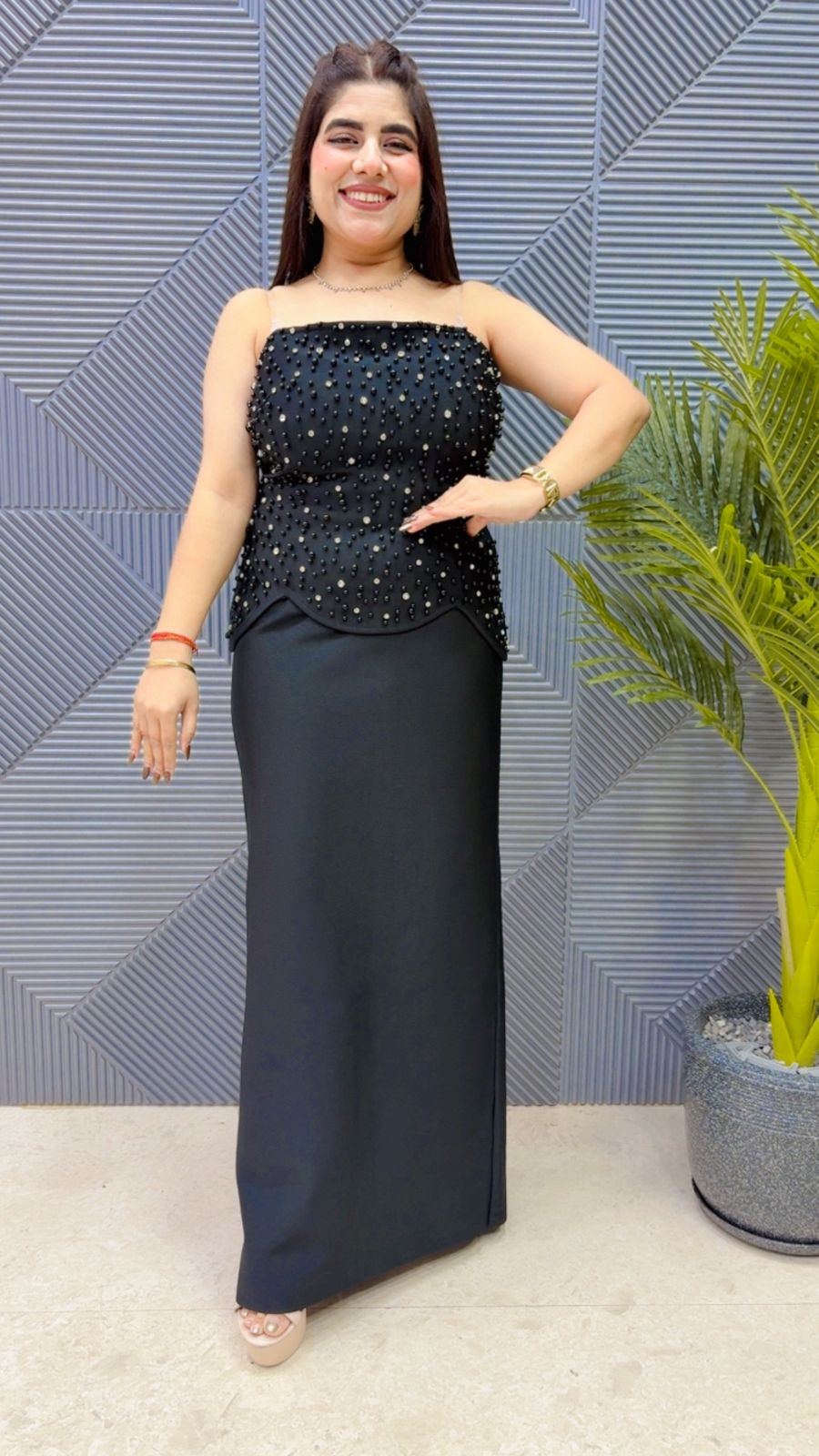 BEAUTIFUL TUBE SKIRT SET GGR4125