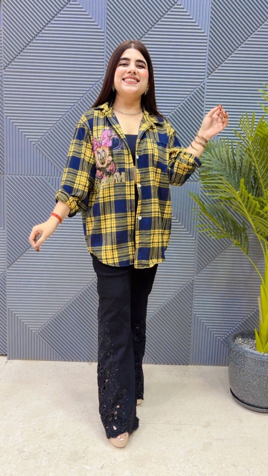 BEAUTIFUL MICKEY SHIRT GGR4139 Girls Glitters