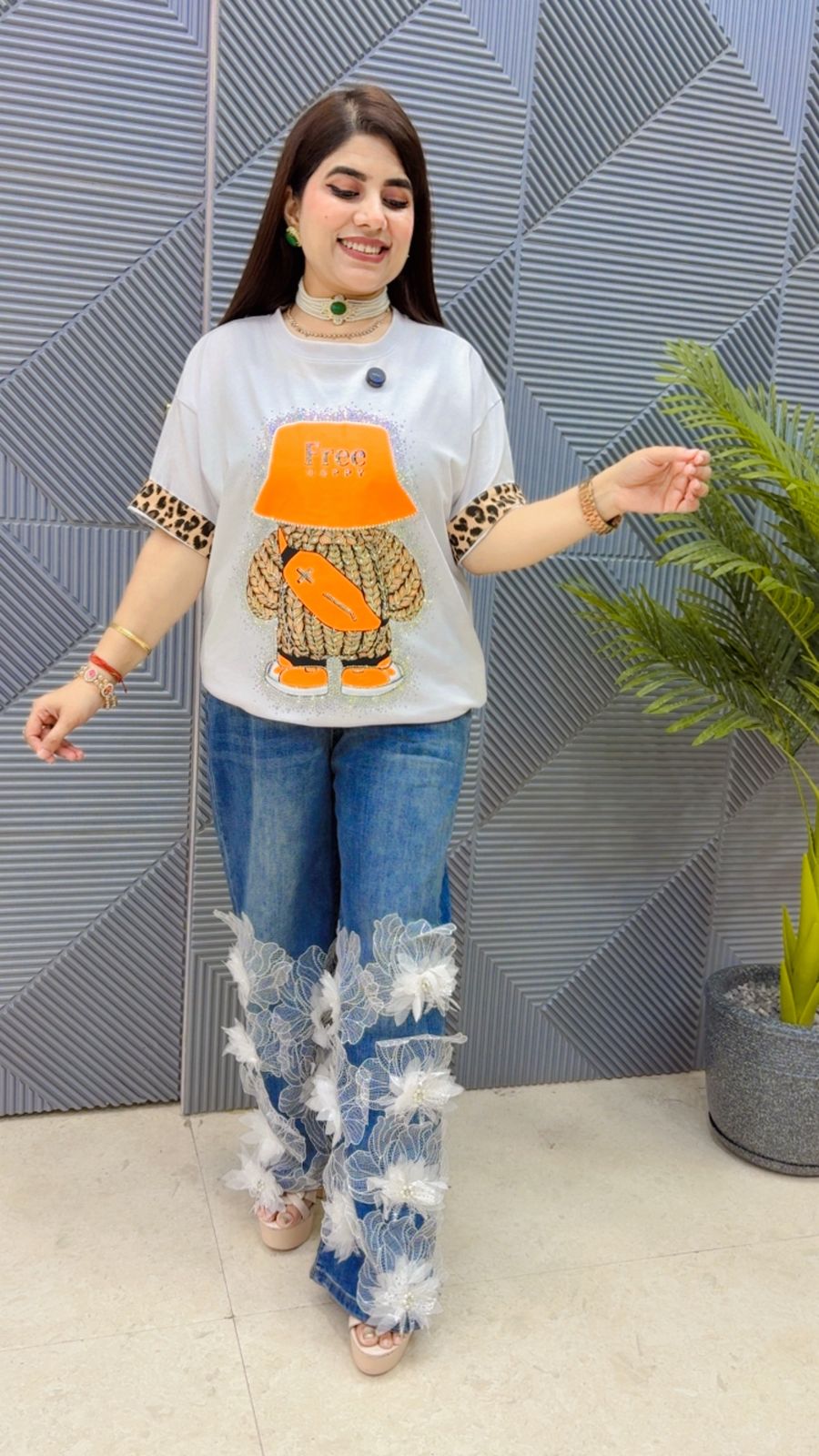 BEAUTIFUL T-SHIRT GGR4357 Girls Glitters