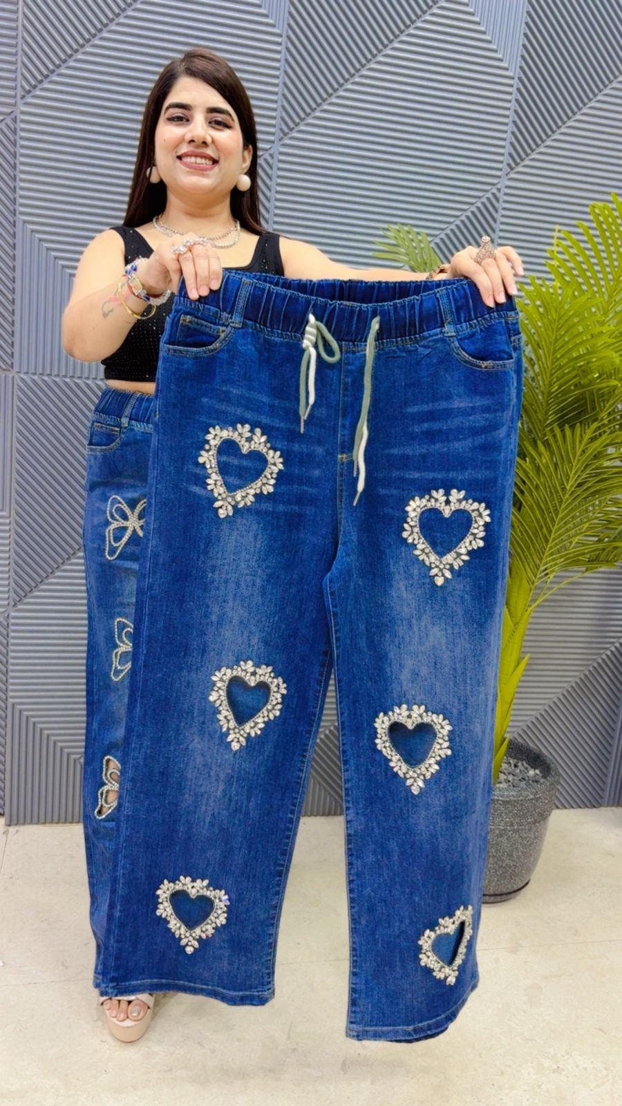 BEAUTIFUL JEANS GGR4396 Girls Glitters