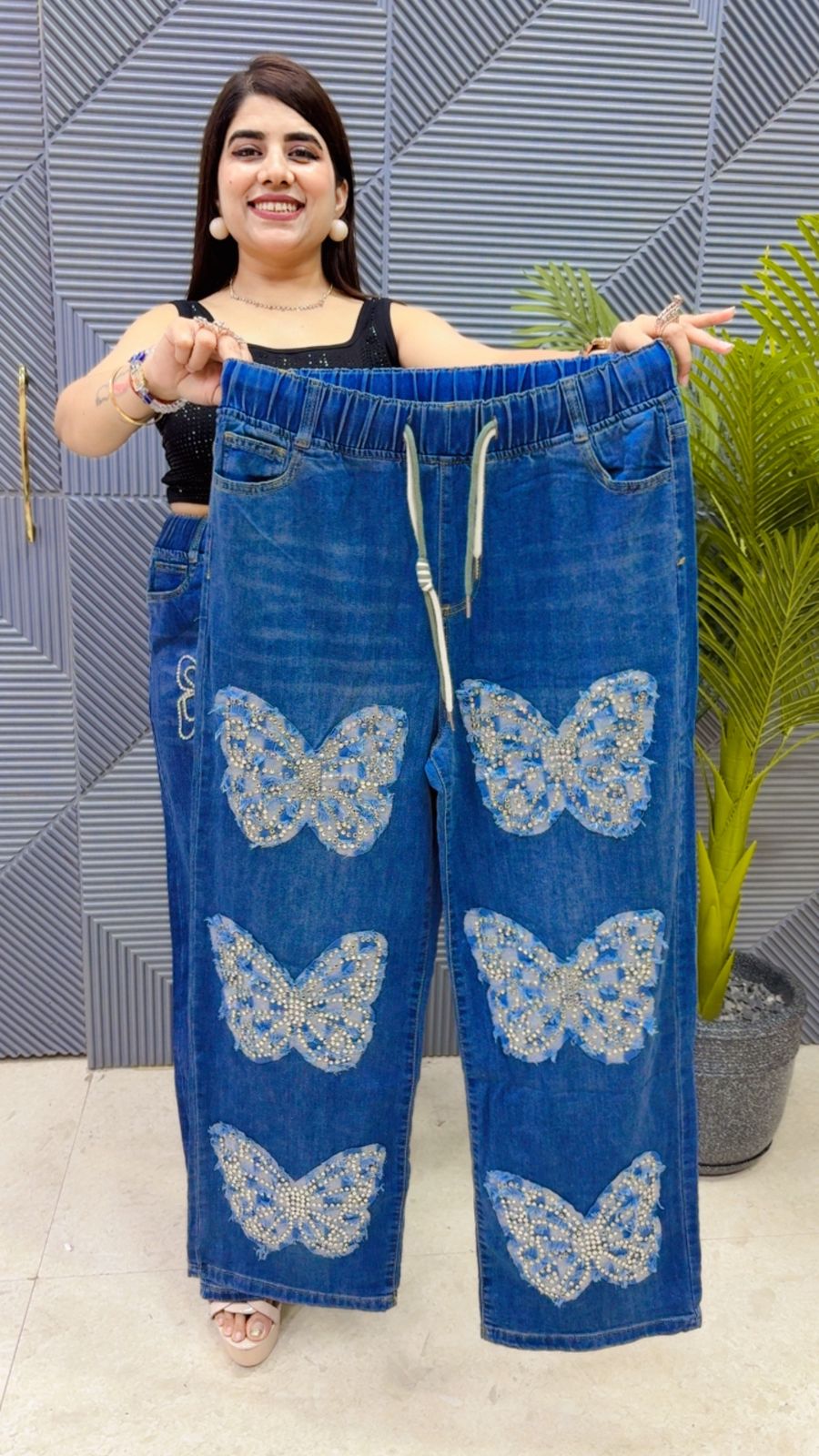 BEAUTIFUL JEANS GGR4399 Girls Glitters