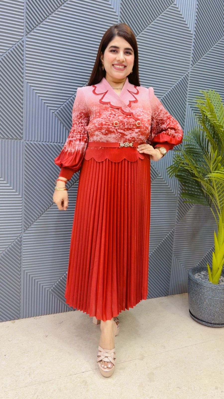 BEAUTIFUL WRINKLE DRESS GGR4580 Girls Glitters