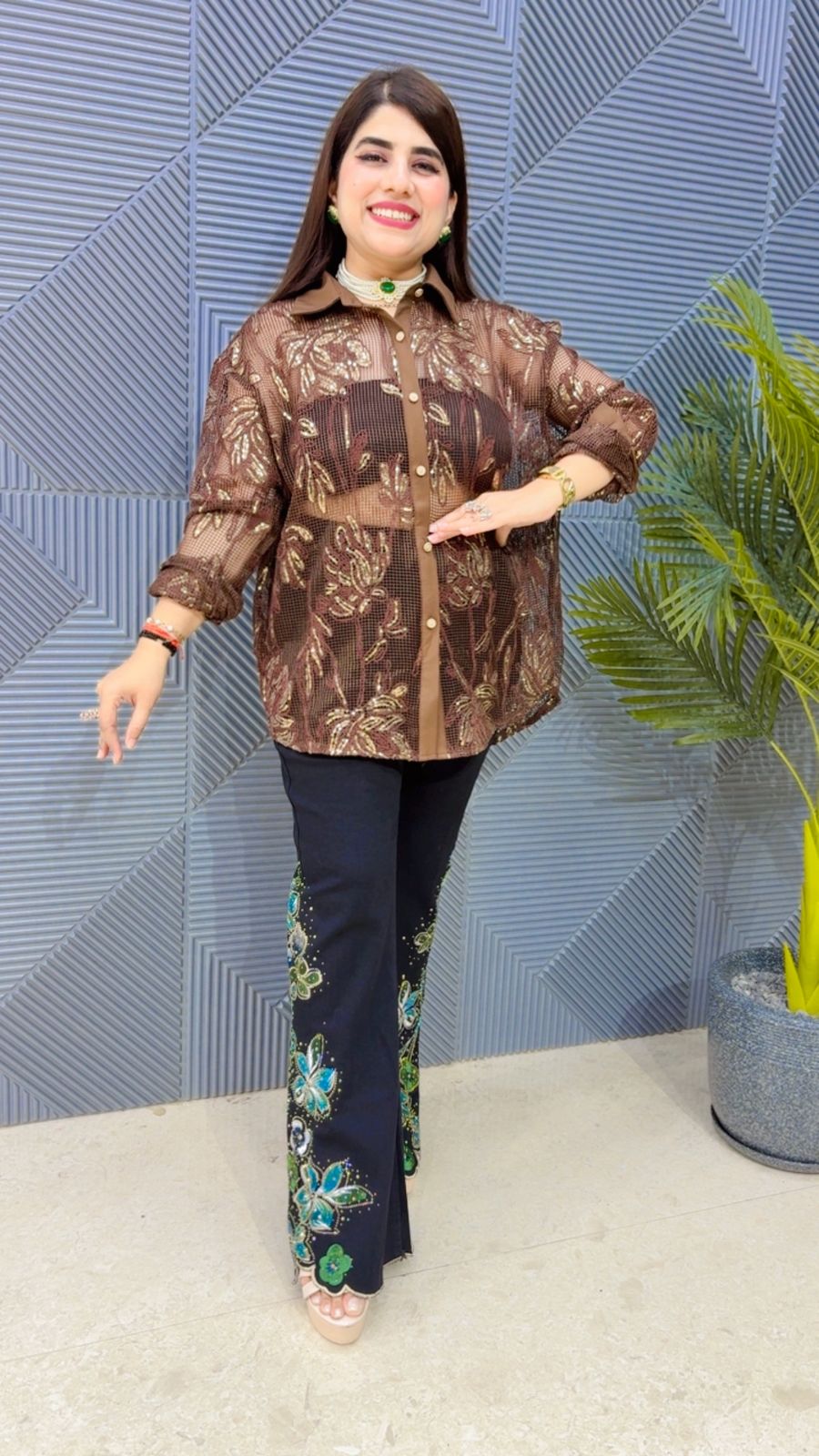 BEAUTIFUL SHIRT GGR4640 Girls Glitters