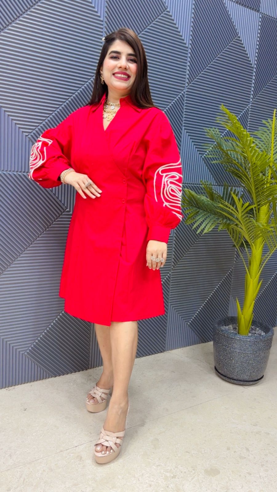 BEAUTIFUL COTTON DRESS GGR4678 Girls Glitters