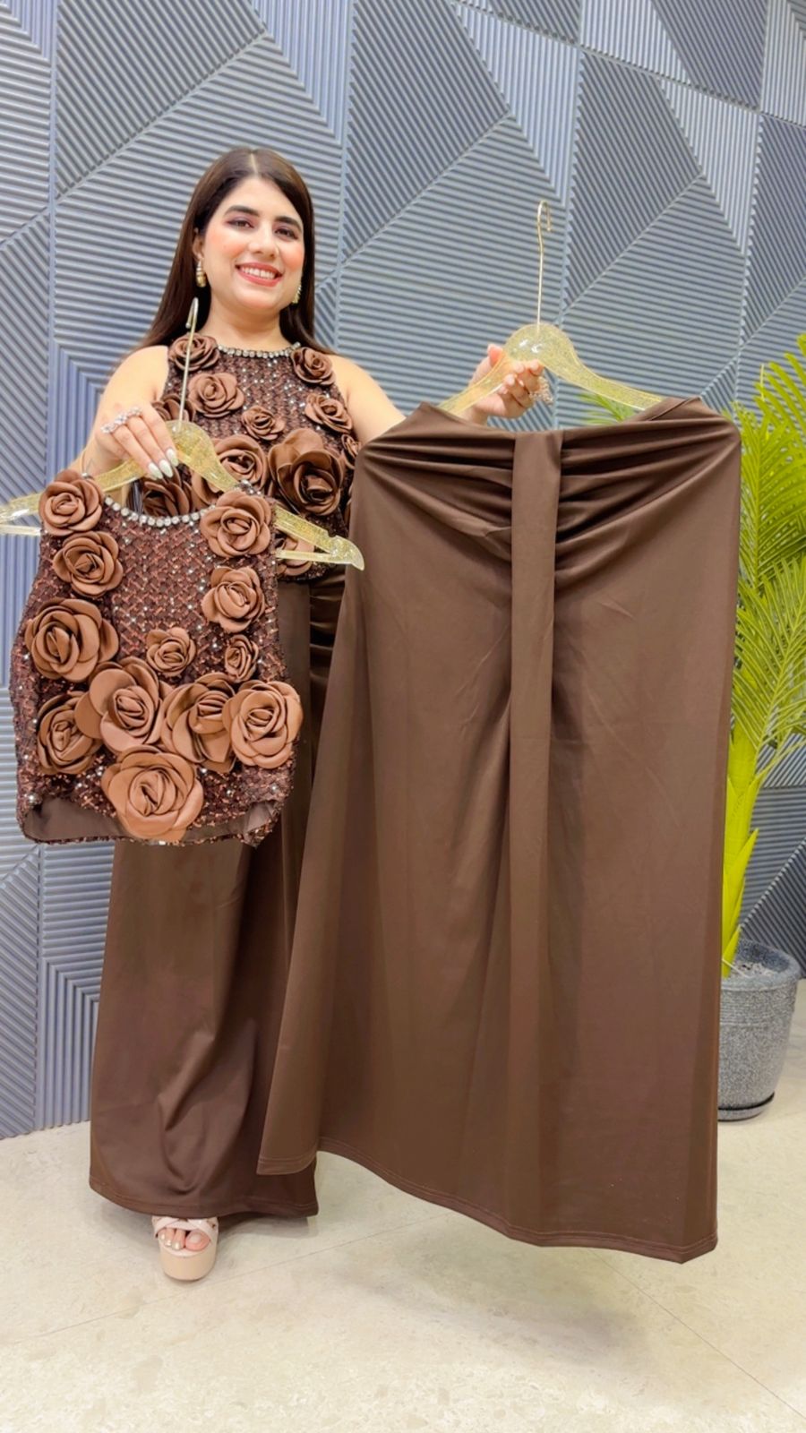 BEAUTIFUL SKIRT SET GGR4796 Girls Glitters